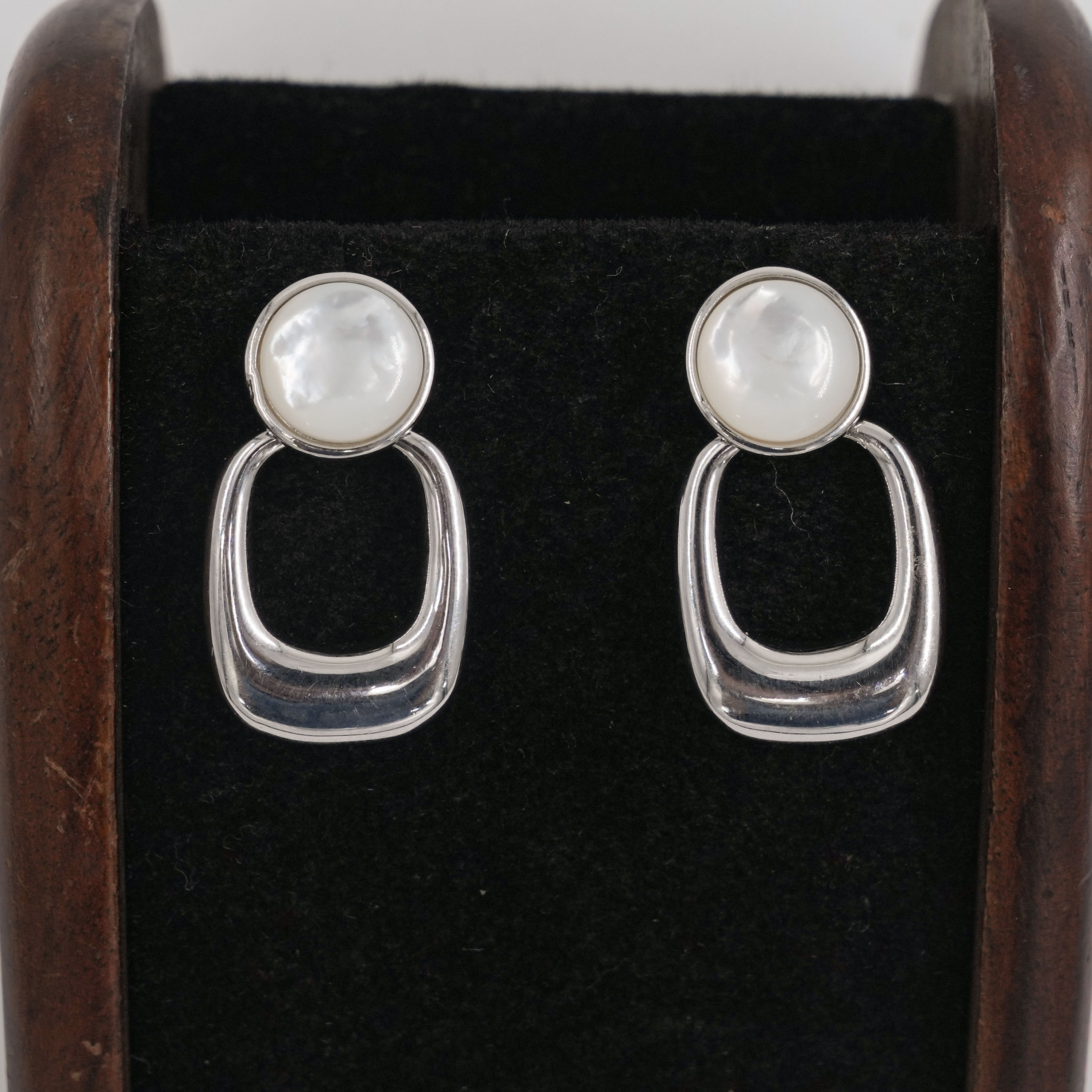 The Pearl Atelier by Kabra Pearls - 92.5 Silver Pearl Hangings